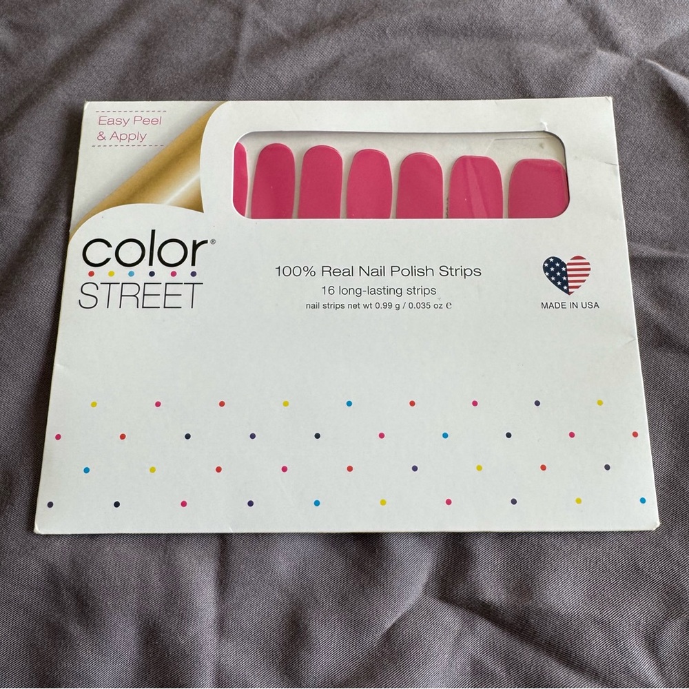 *Retired* Color Street: Wow in Macau | Solid Pink Fuchsia Fall Summer Spring - Picture 3 of 10